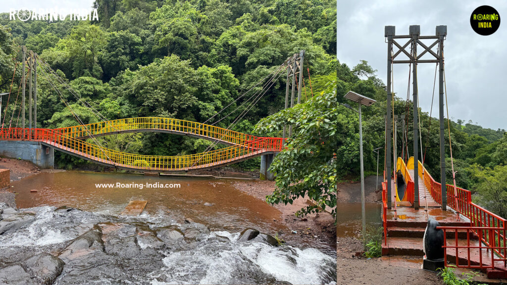 Metal Bridge Near the Mahakaya Waterfalls