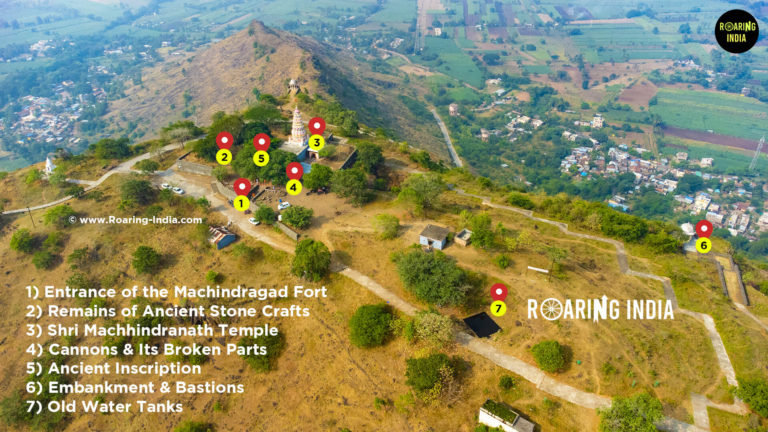 Travel Guide Map of Machindragad Fort Part-1