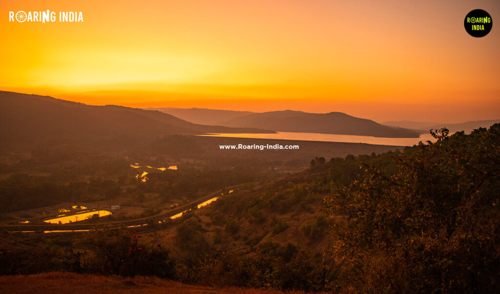 Sunset View of Chandoli Dam
