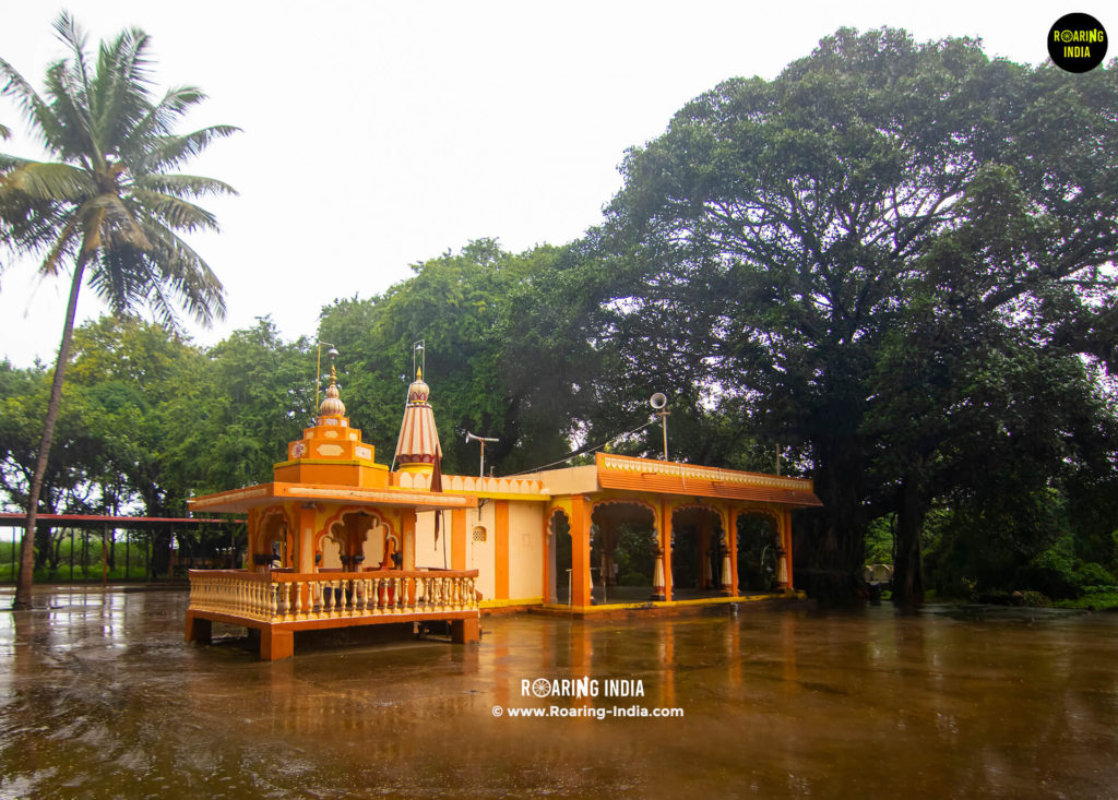 Side view of Vitthal Rukmini Temple Saptasagar