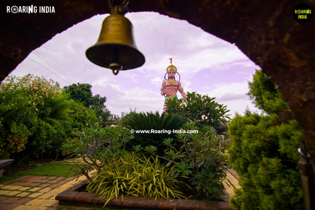 Entrance of Hanuman Statue (Hanuman Temple) Jambagi,