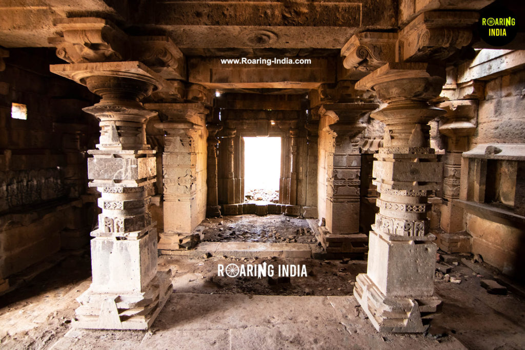 Inside view Secret treasure temple