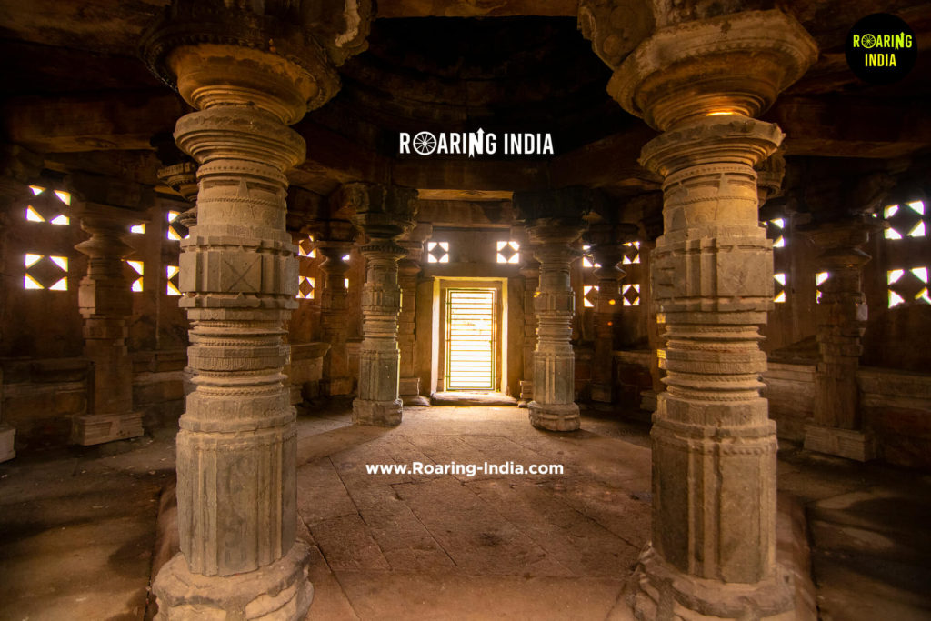 Inside view of Ancient Shiva Temple Nandgaon Athani