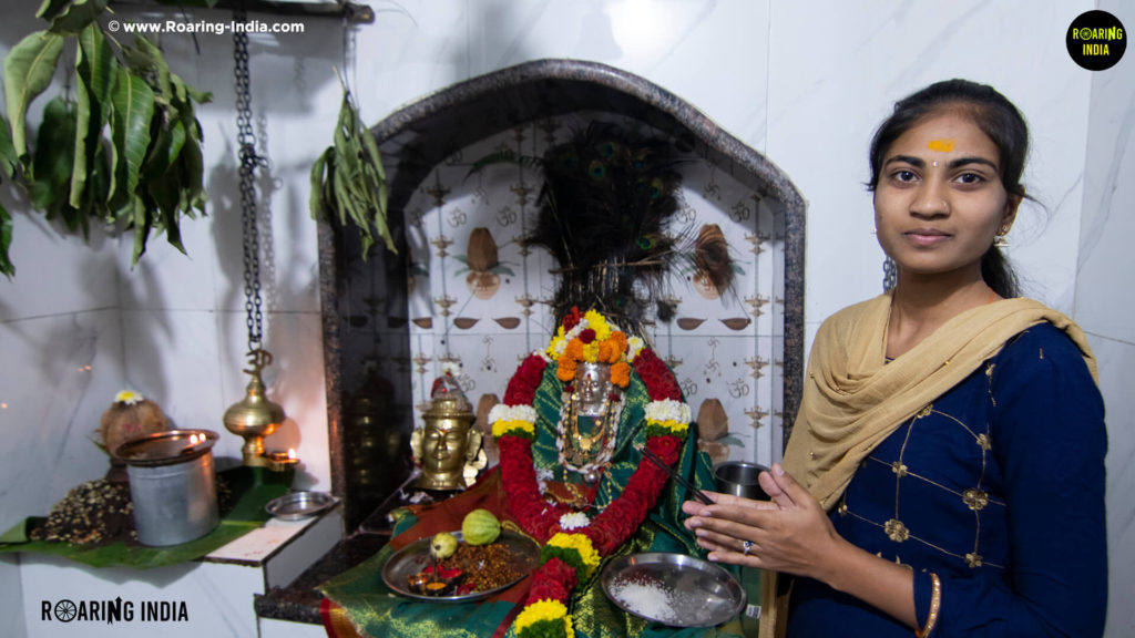 Mayashree Mali at Shri Amba Bhavani Temple Anantpur