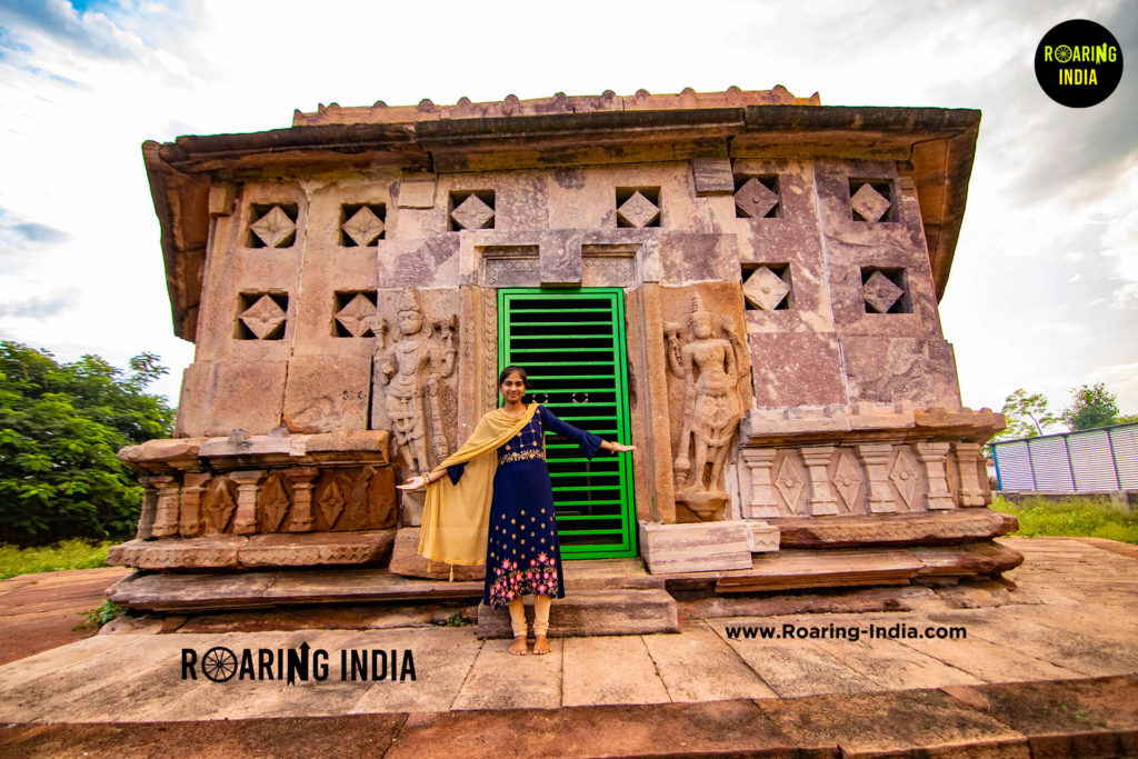 Mayashree Mali in Ancient Shiva Temple Nandgaon Athani