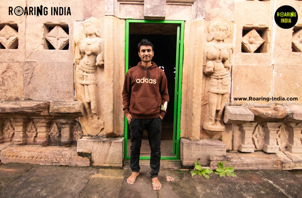 Shrikant Gondhali at Ancient Shiva Temple Nandgaon Athani