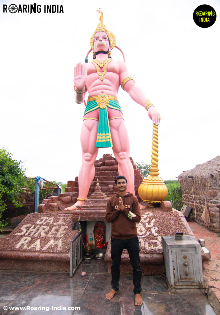 Shrikant Gondhali at Hanuman Statue (Hanuman Temple) Jambagi