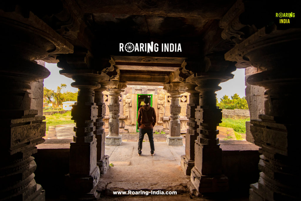 Shrikant Gondhali in Ancient Shiva Temple Nandgaon Athani