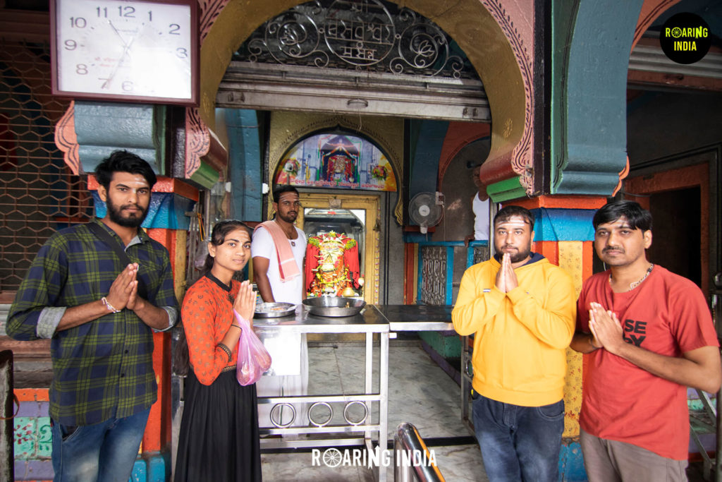 Team Roaring India in Khilegaon Basavanna Temple