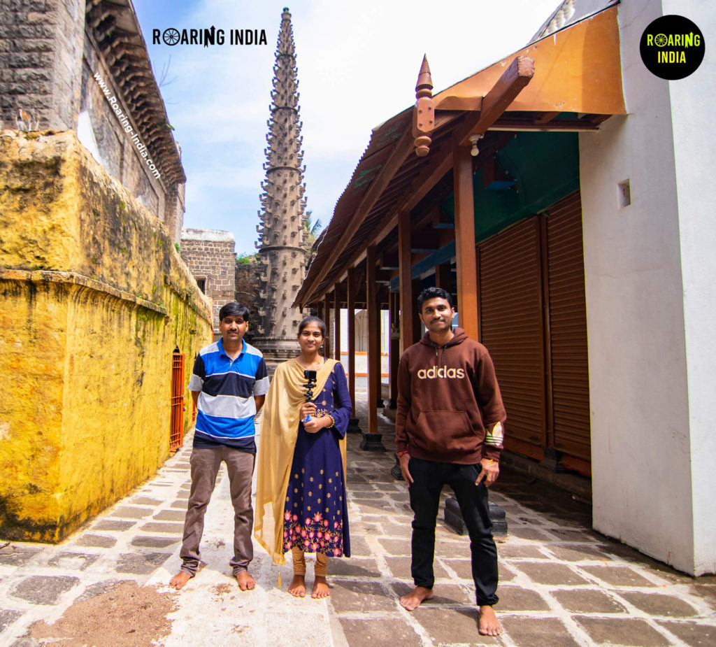 Team Roaring India in Ramateerth Temple