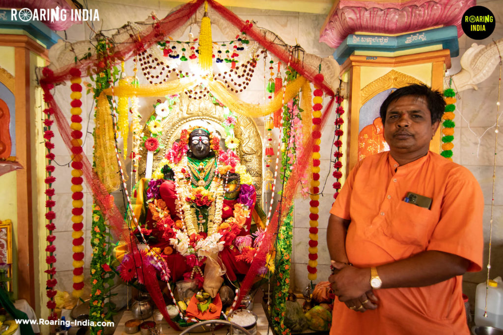 Virayya Hiremath at Danamma Devi Temple Athani