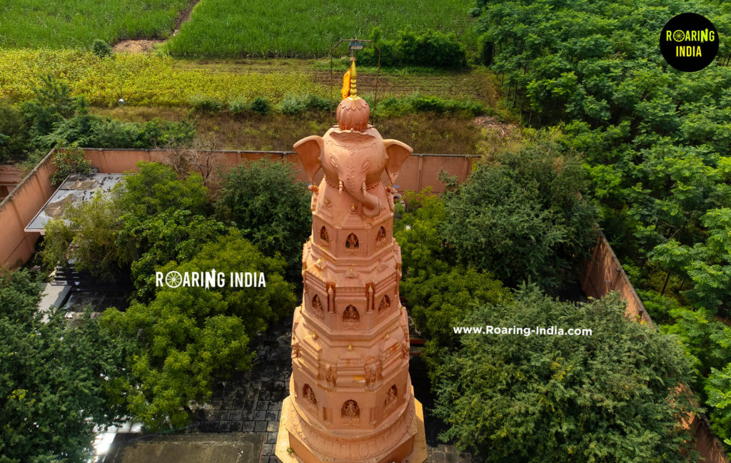 Gopur of Shri Mayureshwar Temple Kempwad