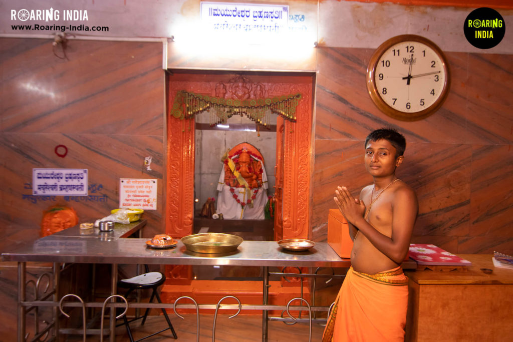 Mandar in Shri Mayureshwar Temple Kempwad