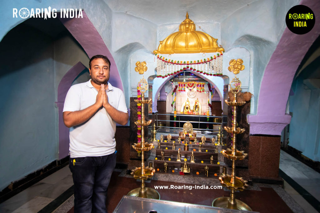 Satishkumar Gondhali in Lord Kaggudaray Temple