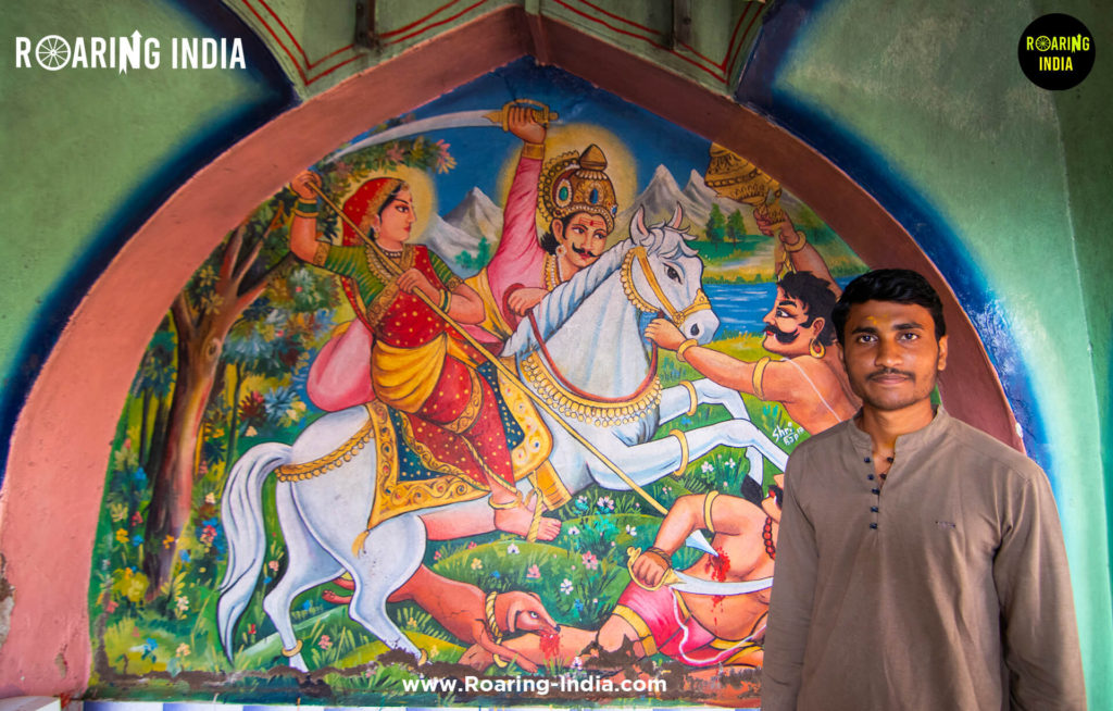Shrikant Gondhali in Shri Mangsuli Mallayya Temple