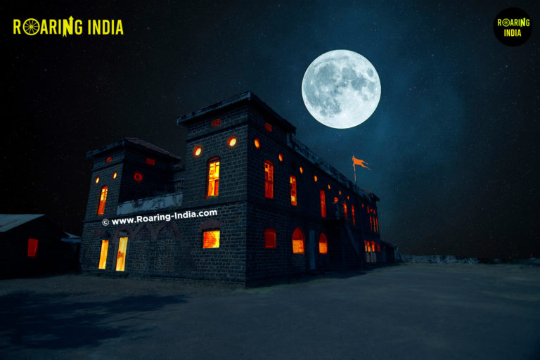 Night view of Raybag Rajwada in vision of Shrikant Gondhali