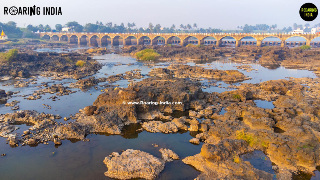 Big Rocks formed in Krishna River at Ramling Bet, Bahe