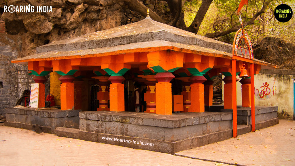 Close up view of Shukacharya Temple