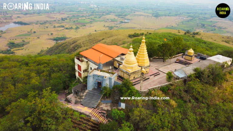 Drone View of Dongrai Temple Hills Station, Kadepur