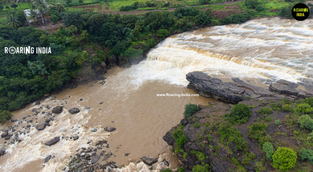 Godachinmalki Waterfalls Drone View