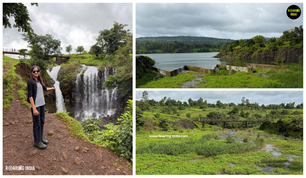 Kitwad Waterfalls Created by Dam Overflow View