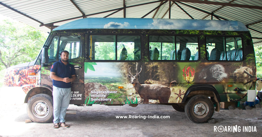 Mini Bus Jungle Safari at Sagareshwar Wildlife Sanctuary
