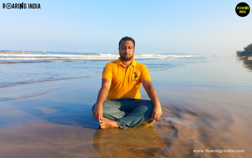 Satishkumar Gondhali at Ganpatipule