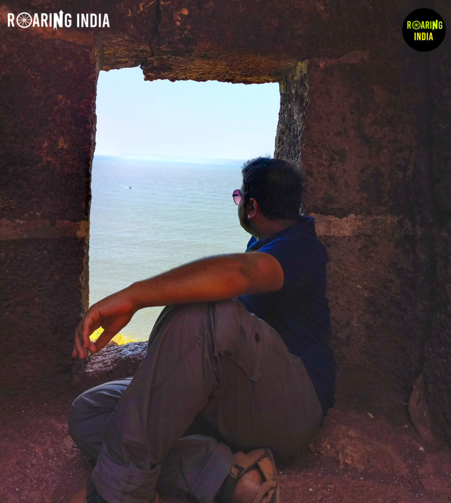 Satishkumar Gondhali in Jaigad Fort