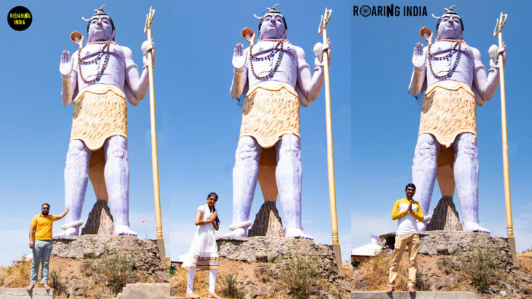 Team Roaring India Harneshwar Shiva Statue, Raywadi