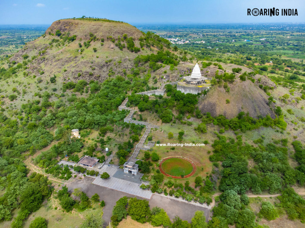 Top View of Honai Temple Hills Station, Hatnur