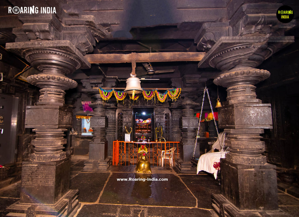 Inside view of Shri Uma Swayambhu Rameshwar Temple Ramateerth