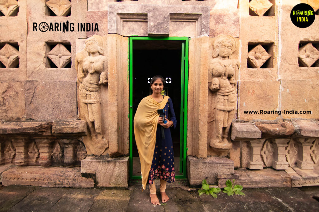 Mayashree Mali at Ancient Shiva Temple Nandgaon Athani