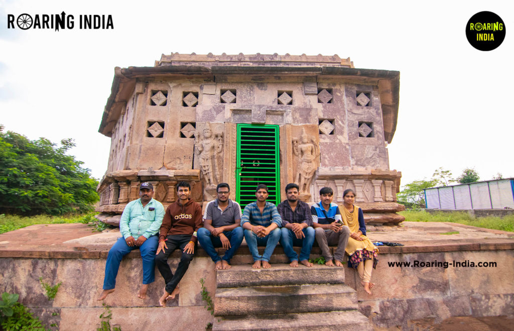 Roaring India Team at Ancient Shiva Temple Nandgaon Athani