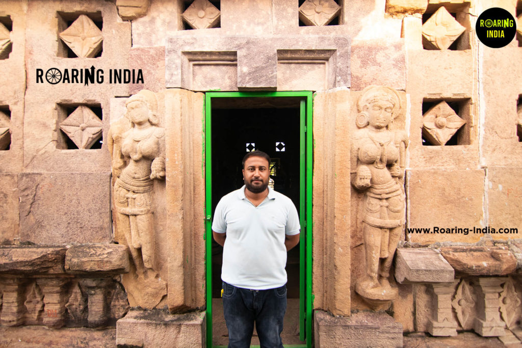 Satishkumar Gondhali at Ancient Shiva Temple Nandgaon Athani
