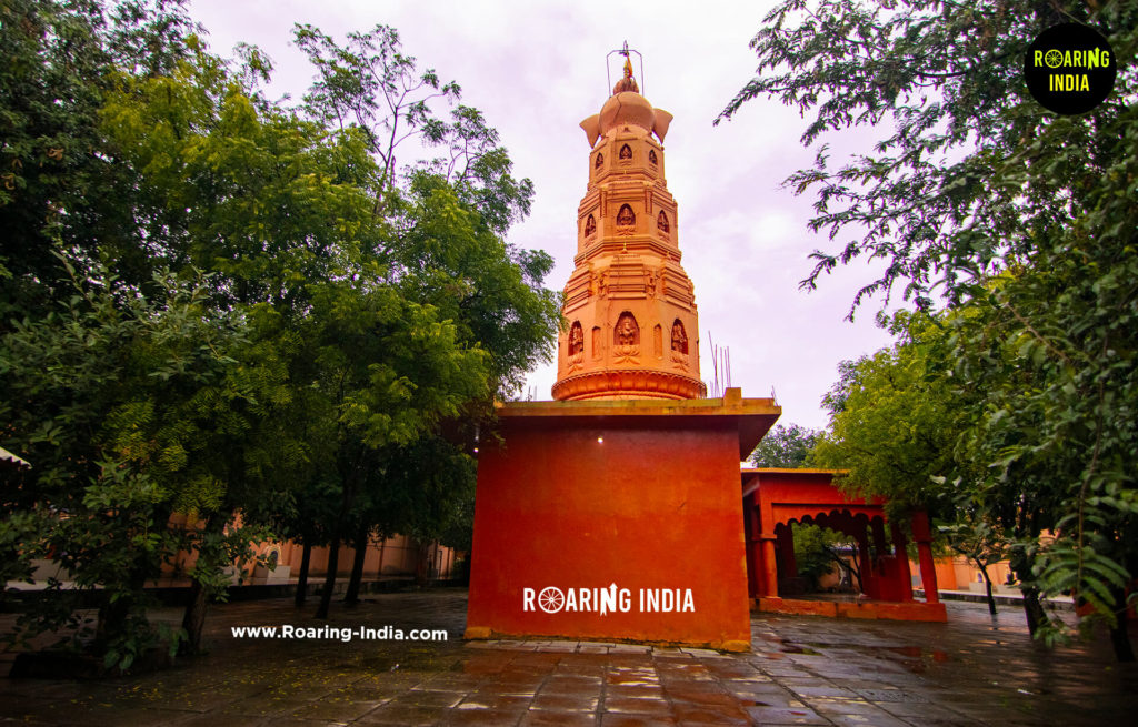 Back view of Shri Mayureshwar Temple Kempwad