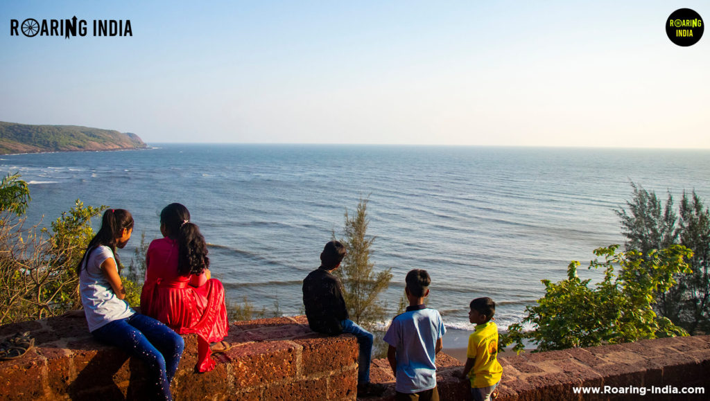 Beautiful View of Arabian Sea from Purnagad Fort, Ratnagiri