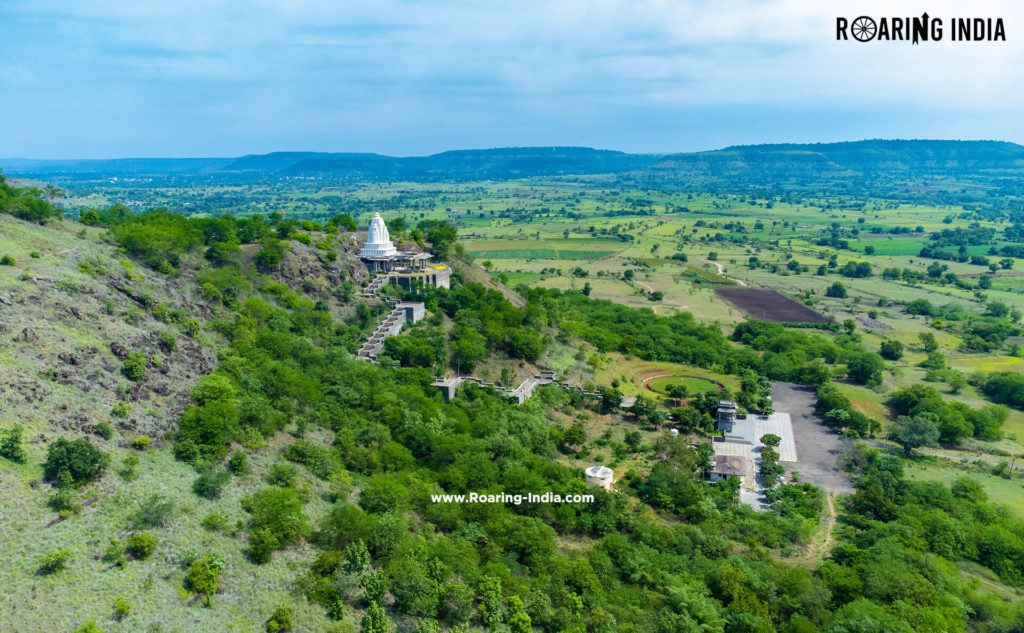 Bird View of Honai Temple Hills Station, Hatnur