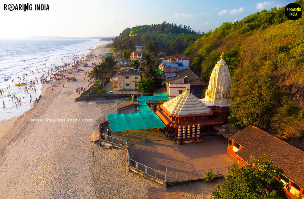 Ganpatipule Temple Drone view