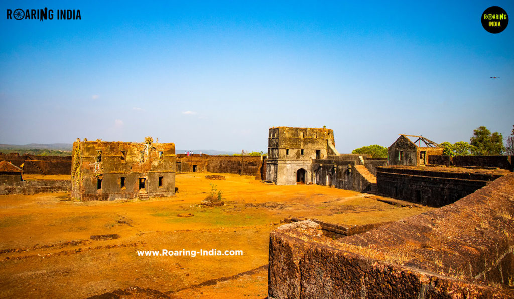 Inside view of Jaigad Fort