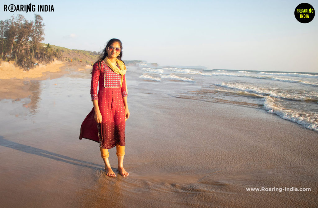Mayashree Mali at Ganpatipule Beach