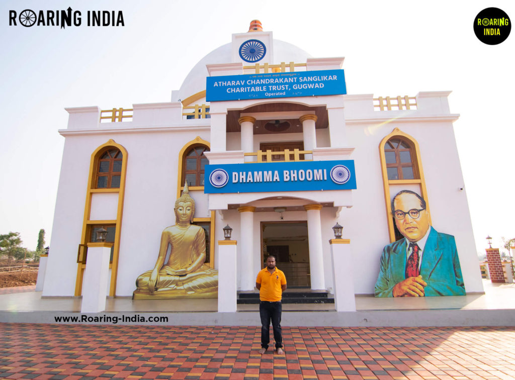 Satishkumar at Dhamma Bhumi Buddha Vihar, Gugwad, Jath