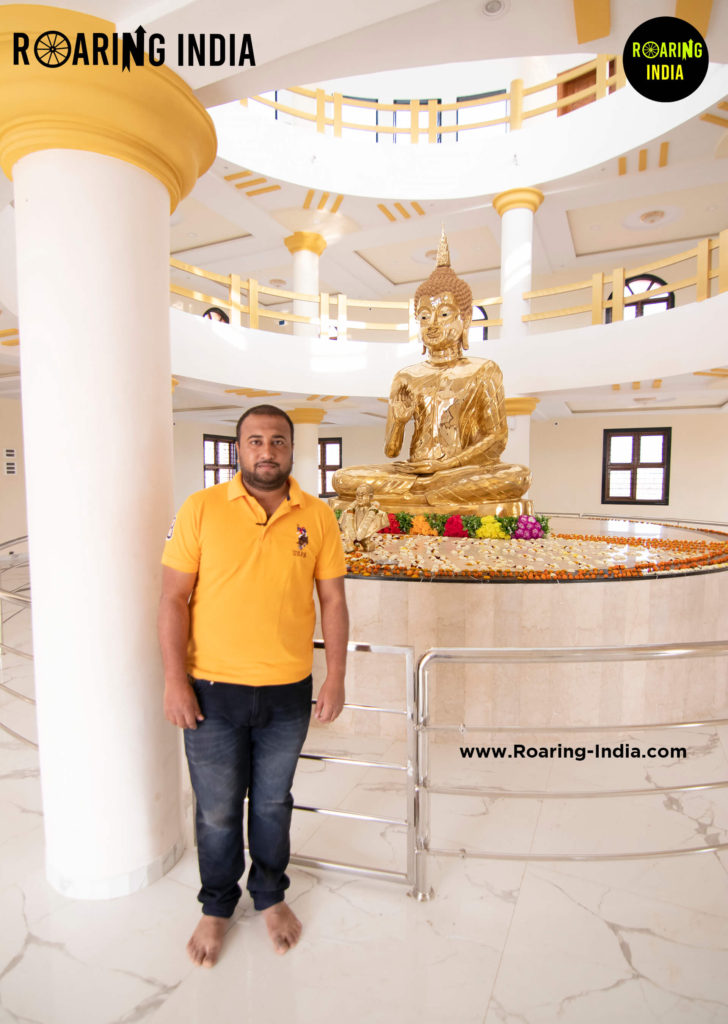 Satishkumar in Dhamma Bhumi Buddha Vihar, Gugwad, Jath