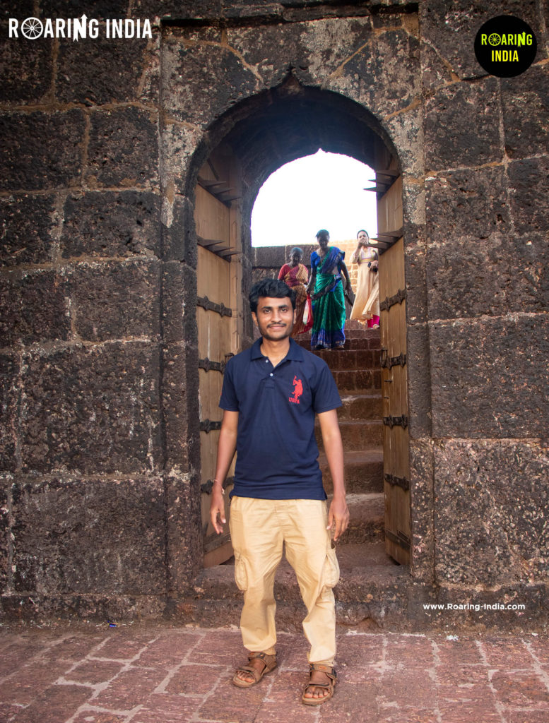 Shrikant Gondhali in Purnagad Fort, Ratnagiri