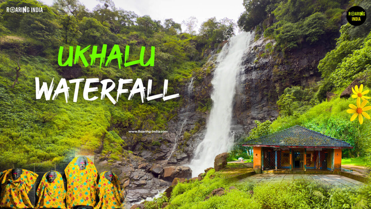 Ukhalu Waterfall in Chandoli National Park, Kolhapur, Maharashtra 