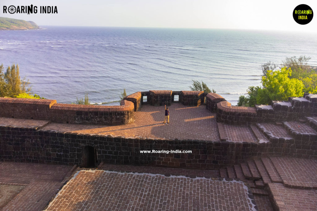 View of Arabian Sea from Purnagad Fort, Ratnagiri