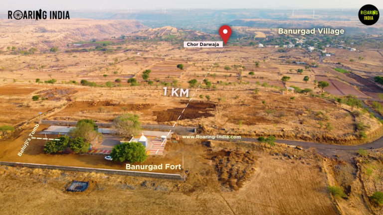 Way to Chor Darwaja Banurgad Fort