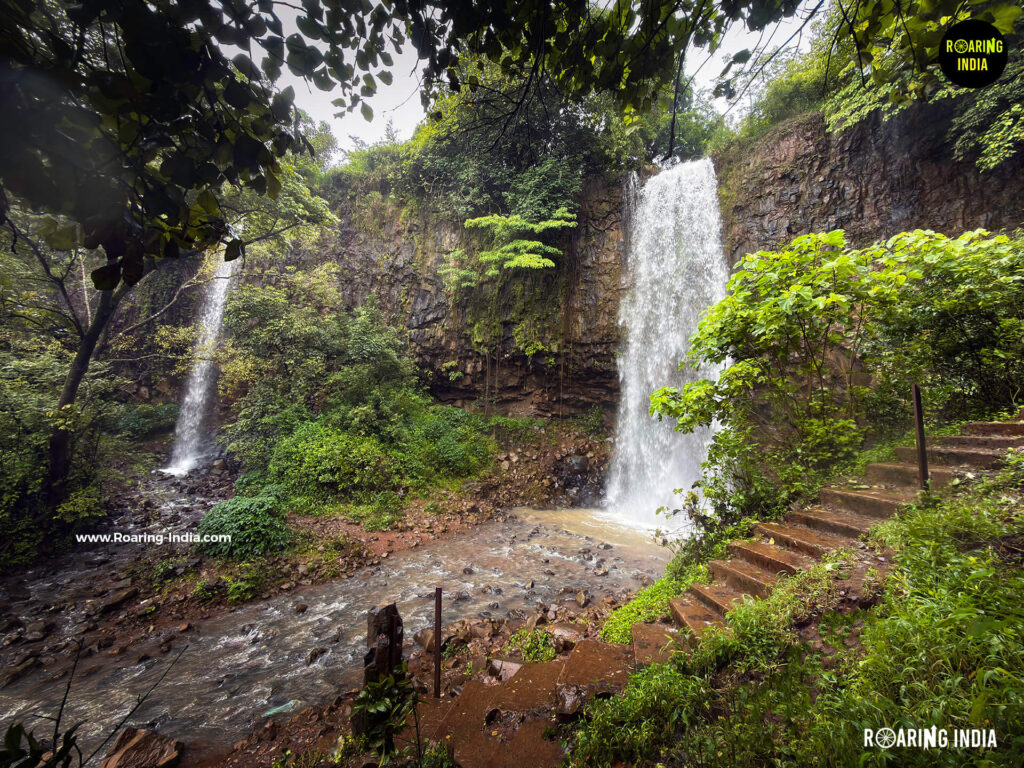 Wide view of Sundi Waterfalls